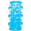 Péniszmandzsetta, Nmc, Lust Cluster, 6-10 cm, kék, vízálló, rugalmas TPR, stimuláló, erekciót támogató