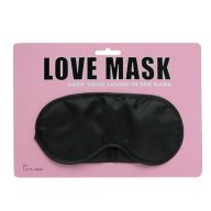   Szemkötő, NMC, Love Mask, fekete, ABS, erotikus BDSM kiegészítő, a látás kizárásával fokozza az érzékeket, pároknak izgalmas előjátékhoz