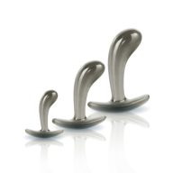   Análdugó szett, NMC, Axinite 3-in-1 Set I, 3 darabos, 8/9,7/12 cm hossz, 2,3/3,6/4,3 cm átmérő, füstszínű, vízálló, rugalmas TPE, kezdőknek is