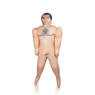   Felfújható férfi szexbaba, NMC, Massive Man Erich B., 16-20 cm pénisz, testszínű, életnagyságú, PVC, 6-6,9 cm átmérő, max. 90 kg terhelés