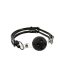 Golyós szájpecek, NS Toys, Bare Bondage Ball Gag, 4-4,4 cm, fekete, polietilén, állítható pánt, BDSM fetish