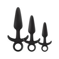   Análdugó szett, NS Toys, Renegade Men's Tool Kit, 3 darab, 4,6-6,2 cm hossz, 2-3 cm átmérő, fekete, szilikon, vízálló, fokozatos