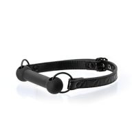   Rúd szájpecek, NS Toys, Sinful Bar Gag, 2,5–2,9 cm, fekete, vinil, állítható méretű pánt, szájba helyezhető BDSM fétis kiegészítő