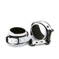   Csuklóbilincs, NS Toys, GLO Bondage Wrist Cuff, 4,5–4,9 cm átmérő, zöld, sötétben világító, állítható, fém