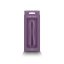Nonfiguratív vibrátor, NS Toys, Obsessions Romeo, 16–20 cm, sötét lila, szilikon, 7 rezgési mód, 3 sebesség, akkumulátoros, 3–3,4 cm átmérő