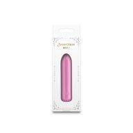   Mini vibrátor, NS Toys, Seduction Roxy, 6-10 cm, átmérő 1,6-2,4 cm, rózsaszín, szilikon, akkumulátoros, vízálló, 7 mód, 3 sebesség, kezdőknek