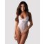 Nyitott aljú body (teddy), Obsessive, Alissium, XS/S, fehér, poliamid, szexi, erotikus, rugalmas, kényelmes viselet