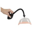 Punci pumpa, Orion, Intimate Pleasure Pump, 12,5 x 7,5 x 6,5 cm, áttetsző-fekete, anatómiai, kézi pumpás, leeresztőszelep, vákuumos, ABS/PVC