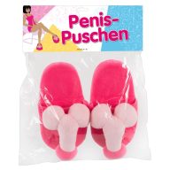   Pénisz papucs, Orion, One Size (37-40), rózsaszín, plüss poliészter, csúszásgátlós talp, uniszex, humoros ajándék legény- és leánybúcsúra