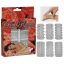 Péniszgyűrű szett, Orion, Red Roses, 6 darab, 4,5 cm, színtelen, extra rugalmas TPE, bordázott és pöttyös felület, vízálló