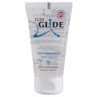   Vízbázisú síkosító, Orion, Just Glide Water, 50 ml, natúr, vegán, íz- és illatmentes, óvszer- és játékbarát, dermatológiailag tesztelt
