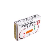   Potencianövelő kapszula, Pills, Pertinax 3in1 Plus, 4 db, narancssárga, növényi alapú, férfiaknak, étrend-kiegészítő, erekciót támogató