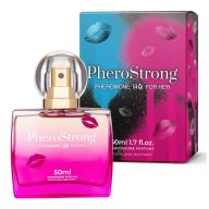   Feromonos parfüm nőknek, PheroStrong, HQ for Her, 50 ml, virágos-orientális illat, bergamott, tubarózsa és jázmin, cédrusfa-vanília alap, tartós