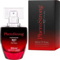   Feromonos parfüm, PheroStrong, Beast for Men, 50 ml, férfiaknak, Eau de Toilette, spray, csábító illat, citrom-menta, gyömbér, szantálfa