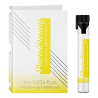   Feromonos parfüm, PheroStrong, Just for Men, 1 ml, színtelen, férfiaknak, friss-citrusos és fás illat, feromonos vonzerőfokozó, hosszan tartó hatás