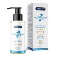   Vízbázisú síkosító, Medica-Group, Aqua Orgasm Gel, 150 ml, áttetsző, orgazmusfokozó, mentolos bizsergető hatás, pumpás adagoló, óvszerbarát
