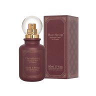   Feromonos parfüm nőknek, PheroStrong, Show, 50 ml, gyümölcsös-fűszeres illat, feromonokkal dúsított, hosszan tartó, cseresznye-mandula jegyekkel