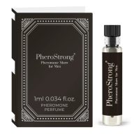   Feromonos férfi parfüm, PheroStrong, Show for Men, 1 ml, színtelen, hosszan tartó, friss–fás–aromás illat, üveg flakon