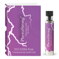   Feromon parfüm, PheroStrong, Flare for Women, 1 ml, nőknek, illatjegyek: rózsabors, bergamott, rózsa, jázmin, vanília, borostyán