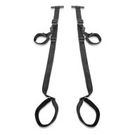   Ajtóra szerelhető szexhinta, Pipedream Fetish Fantasy Series, Fantasy Door Swing, 136 kg teherbírás, fekete, poliészter, erotikus BDSM