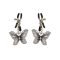 Mellcsipesz, Pipedream - Fetish Fantasy Series, Butterfly Nipple Clamps, 6-10 cm, ezüst, állítható, műanyag, pillangó díszítés, BDSM