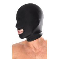   Nyitott szájú csuklya, Pipedream, Fetish Fantasy Series, One Size, fekete, rugalmas poliészter, kényelmes, könnyű, BDSM fejfedő