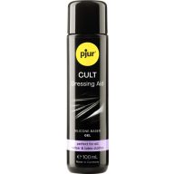   Latex ruha öltözködést segítő és ápoló folyadék, pjur, CULT, 100 ml, színtelen, hintőpormentes, ruha felvételét megkönnyítő, bőr- és latexkondicionáló