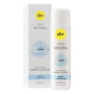   Vízbázisú síkosító, pjur, med Natural Glide, 100 ml, natúr, gyógyászati, hidratáló, érzékeny bőrre, óvszerbarát, hosszan tartó hatás
