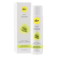   Vízbázisú síkosító, pjur, MED Vegan Glide, 100 ml, színtelen, vegán, pH-semleges, érzékeny bőrre, óvszerbarát, illat- és színezékmentes