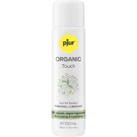   Vízbázisú síkosító, pjur, ORGANIC Touch, 100 ml, 98%-ban természetes, vegán, óvszer- és játékkal kompatibilis, Dermatest tanúsítvány