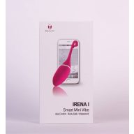   Okos tojásvibrátor, Realov, Irena Smart Egg, 16 cm, rózsaszín, akkumulátoros, app-vezérelt Bluetooth 4.0-val, 10+ mód, 100% vízálló