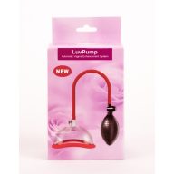   Punci pumpa, Realov, LuvPump Pussy Pump I, 26-30 cm, 8-10 cm, színtelen, vákuumos, anatómiailag kialakított, polikarbonát, gyorskioldó szeleppel