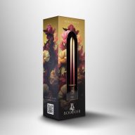   Mini vibrátor, Rocks-Off, Boudoir - Debutante, 6-10 cm, többszínű, szilikon, vízálló, kompakt, elemes (1x AAA), 10 rezgési mód, kezdőknek