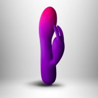   Rabbit vibrátor, Rocks-Off, Glo-Girl, G-pont stimulációval, csiklókaros, kettős stimuláció, rugalmas kialakítás, erotikus ajándék