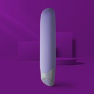   Mini vibrátor, You Love Me, Vibe Me, 16-20 cm, átmérő 3-3,4 cm, kék, 10 funkciós, akkumulátoros, vízálló, szilikon, bársonyos felületű, kezdőknek