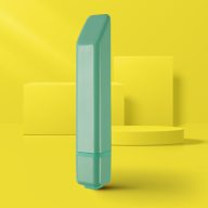   Mini vibrátor, You Love Me, Tease Me, 6-10 cm, zöld, szilikon, 10 funkciós, vízálló, elemes (1xAA), kezdőknek