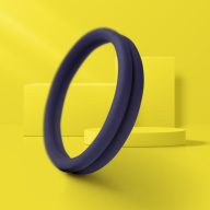   Pénisz- és heregyűrű, You Love Me, You & Me, 6–10 cm hossz, 6–6,9 cm átmérő, fekete, puha, rugalmas szilikon, tartós erekcióhoz