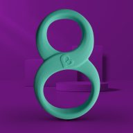   Pénisz- és heregyűrű, You Love Me, Grip Me, 6–6,9 cm átmérő, zöld, szilikon, rugalmas, puha, erekciót támogató