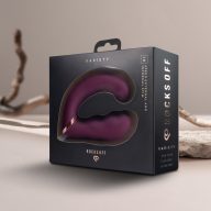   G-pont vibrátor, Rocks-Off, Variety, 16–20 cm, bordó, szilikon, akkumulátoros, vízálló, kétmotoros, 10 funkciós, hajlítható, dupla végű