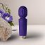 Masszírozó vibrátor, Rocks-Off, Rechargeable Mini Wand - Violet Dream, 11–15 cm, lila, akkumulátoros, vízálló, szilikon, 16 mód