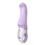 G-pont vibrátor, Satisfyer, Vibes Charming Smile, 18,5 cm, 3-4 cm átmérő, lila, szilikon, akkumulátoros, vízálló (IPX7), fogógyűrű, 12 rezgésmód