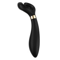   Csiklóizgató, Satisfyer, Endless Fun, 21–25 cm, fekete, multifunkciós, forgófejes (180°), 3 motoros, 10 funkciós, ABS, akkumulátoros