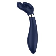   Páros vibrátor, Satisfyer, Endless Fun, 21–25 cm, kék, 3 motoros, 10 rezgési mód, forgófejes, akkumulátoros, ABS, bőrbarát