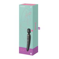   Masszírozó vibrátor, Satisfyer, Wand-er Woman, 33,4 cm, fekete-arany, vízálló, akkumulátoros, szilikon bevonatú, extra erős, csendes