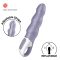 G-pont vibrátor, Satisfyer, Air Pump Vibrator 1, 16-20 cm, lila, szilikon, akkumulátoros, vízálló, felfújható tengely, 12 rezgési mód