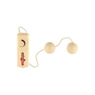   Gésa golyók, Loverzzz, Orgasm Vibrating Ball, 3-3,4 cm átmérő, 84 g, fehér, vibrátoros, távirányítós, elemes, 2 x AA, ABS