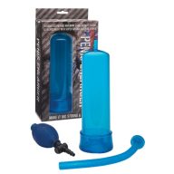   Péniszpumpa, Seven Creations, Penis Enlarger, 16-20 cm, kék, állítható vákuum, erekciófokozó és pénisznövelő, kézi pumpával, ABS henger