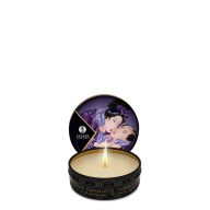   Masszázsgyertya, Shunga, Mini Massage Candle - Exotic Fruits, 30 ml, egzotikus gyümölcs illatú, paraffinmentes, meleg olajjá olvad, 40 órás égés