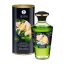Forrósító masszázsolaj, Shunga, Aphrodisiac Oils Organica – Exotikus Zöld Tea, 100 ml, áttetsző, zöld tea illatú, selymes, nem ragacsos, keleties díszüveg