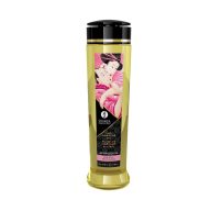   Masszázsolaj, Shunga, Erotic Massage Oil – Rose, 240 ml, natúr, rózsa illatú, természetes olajok, bőrbarát, vegán, nem zsíros érzet